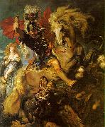 Peter Paul Rubens St George and the Dragon painting